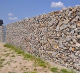 Gàbies de roca del paisatge